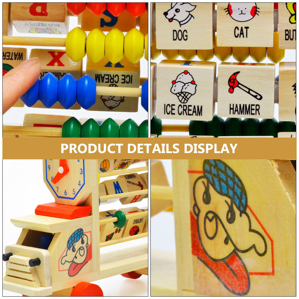 Kids Education Calculator - Houten standaard voor een rekenbord, met