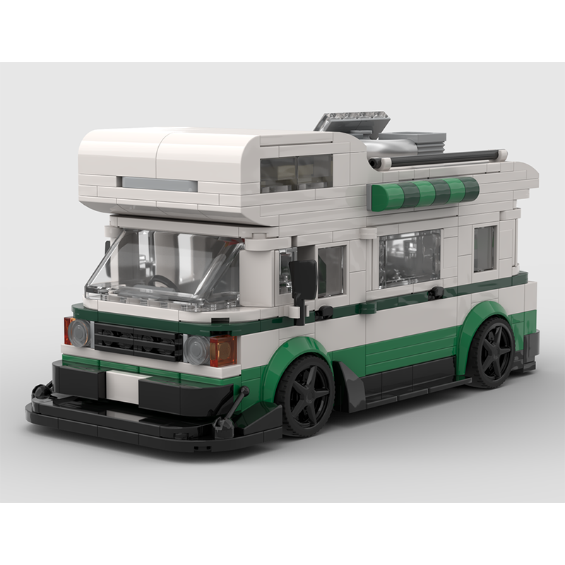 Kids Outdoor Education - 577-delige buitenkampeer- en campermodel (MOC) –