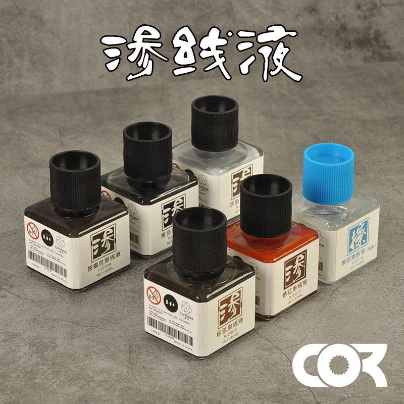 Tamiya Model Paint Set - Paneellijn 40 ml Accent Kleur Vloeibaar