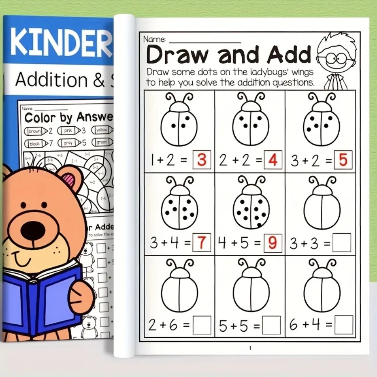Kids Education Worksheet - Optel- en aftrekbewerkingen werkbladen puzzelspelletjes wiskunde