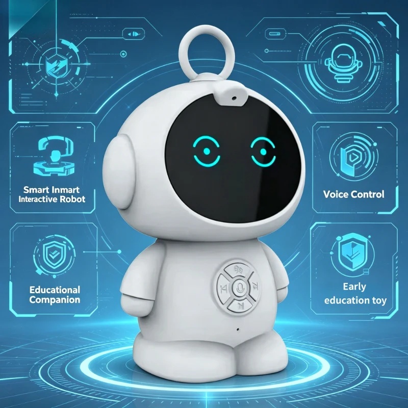 Kids Educational Gadget - Slimme AI-robot WiFi vroeg educatief speelgoed