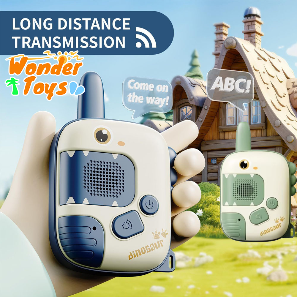 Kids Education Mobile - 2-delige dinosaurus walkie talkie kinderen radio