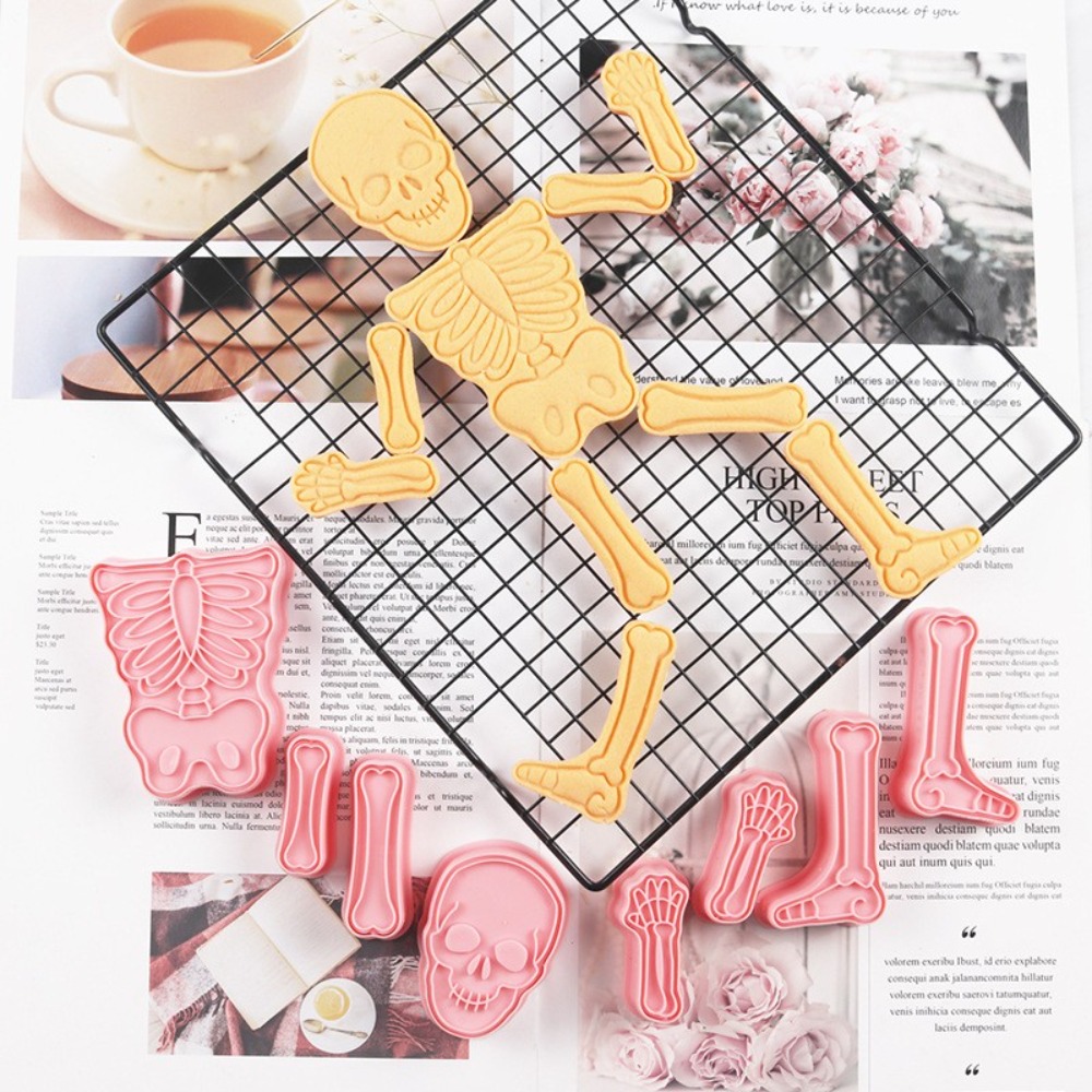 Human Body Puzzle - Halloween puzzel fondant koekjesvorm menselijk lichaam