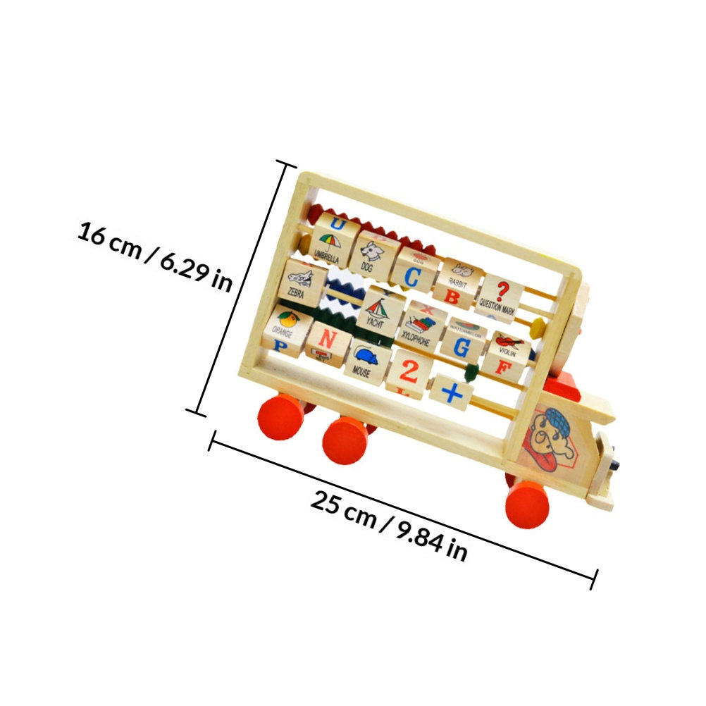 Houten standaard voor een reke - Kids Education Calculator recensie en prijs