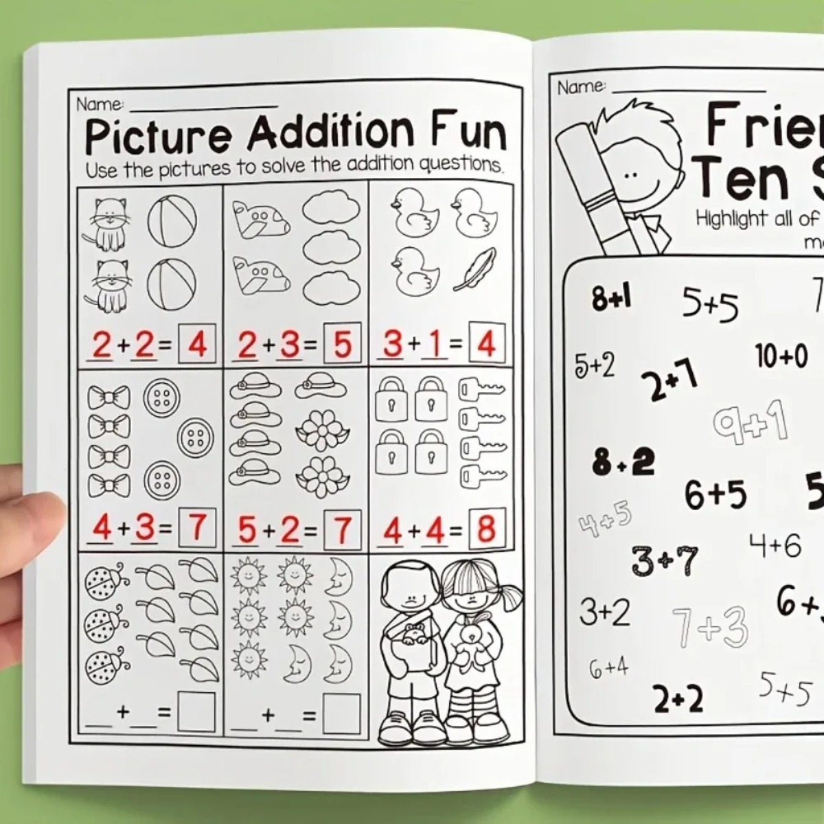 Wiskunde oefenboek, optel- en  - Kids Education Worksheet recensie en prijs