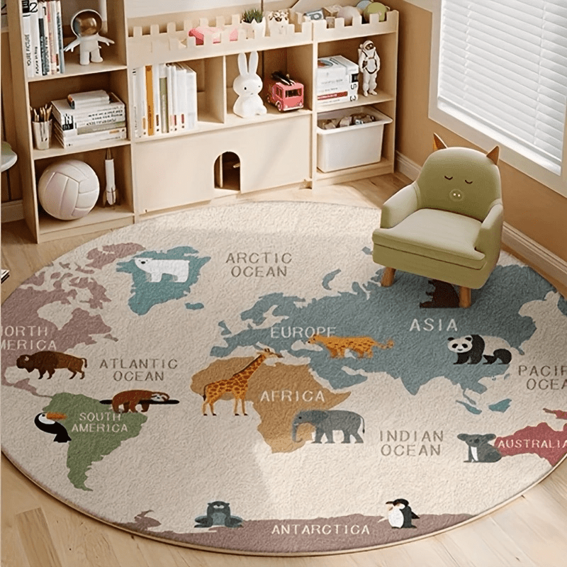 Kinderwereldkaartkleed Pluche  - Kids Education Nursery recensie en prijs