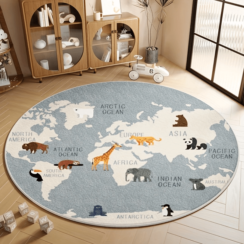 Kinderwereldkaartkleed Pluche  - Kids Education Nursery recensie en prijs