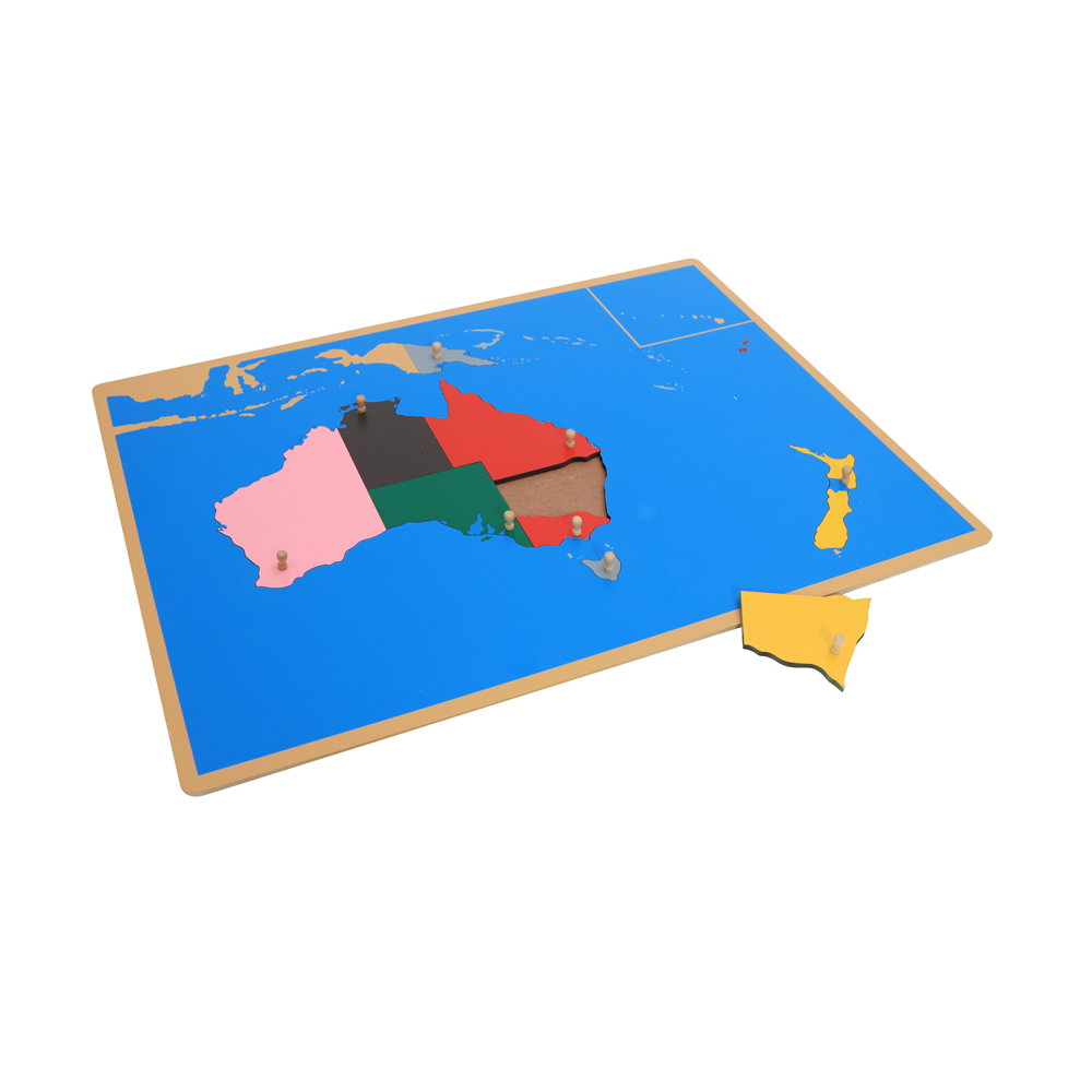 Houten puzzel Kaart van Austra - Kids Education In Australia recensie en prijs