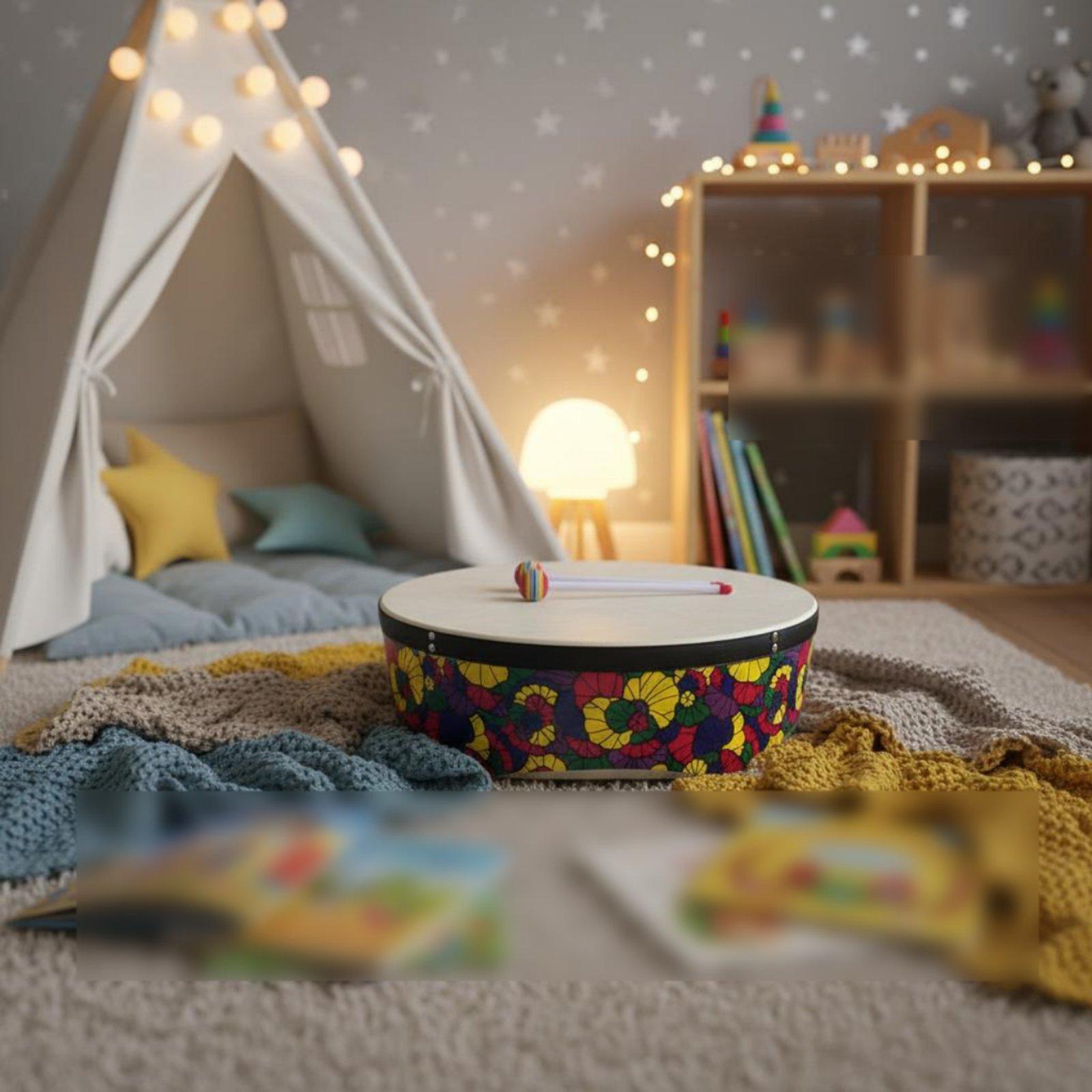 22 inch houten kindervloertrom - Kids Education Group recensie en prijs
