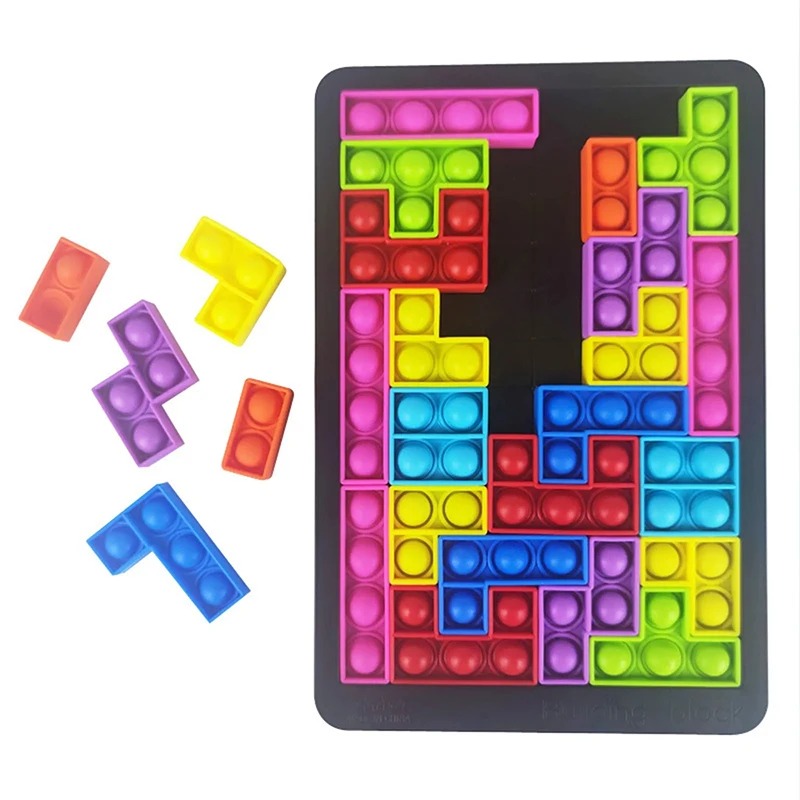 27-delige Tetris-puzzel van si - Kids Education Material recensie en prijs