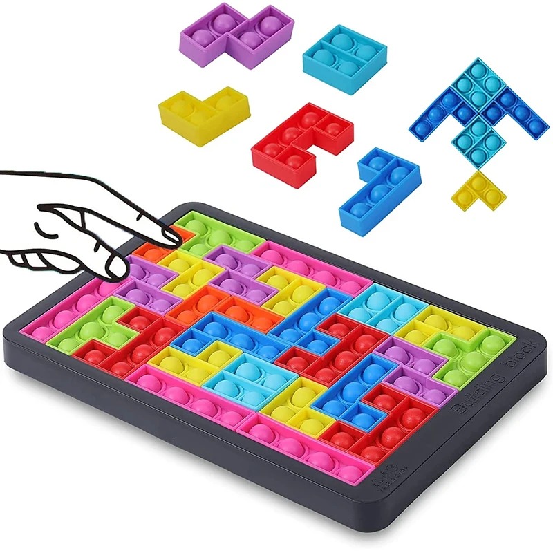 27-delige Tetris-puzzel van si - Kids Education Material recensie en prijs
