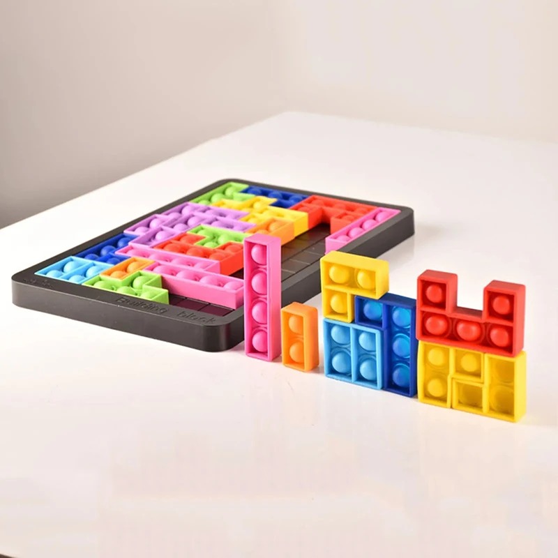 27-delige Tetris-puzzel van si - Kids Education Material recensie en prijs
