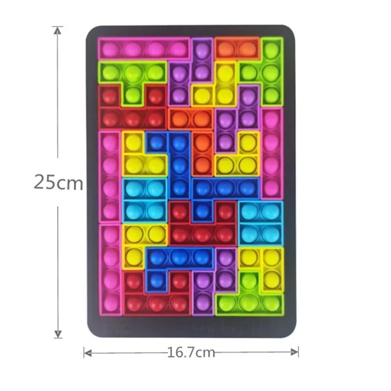 27-delige Tetris-puzzel van si - Kids Education Material recensie en prijs