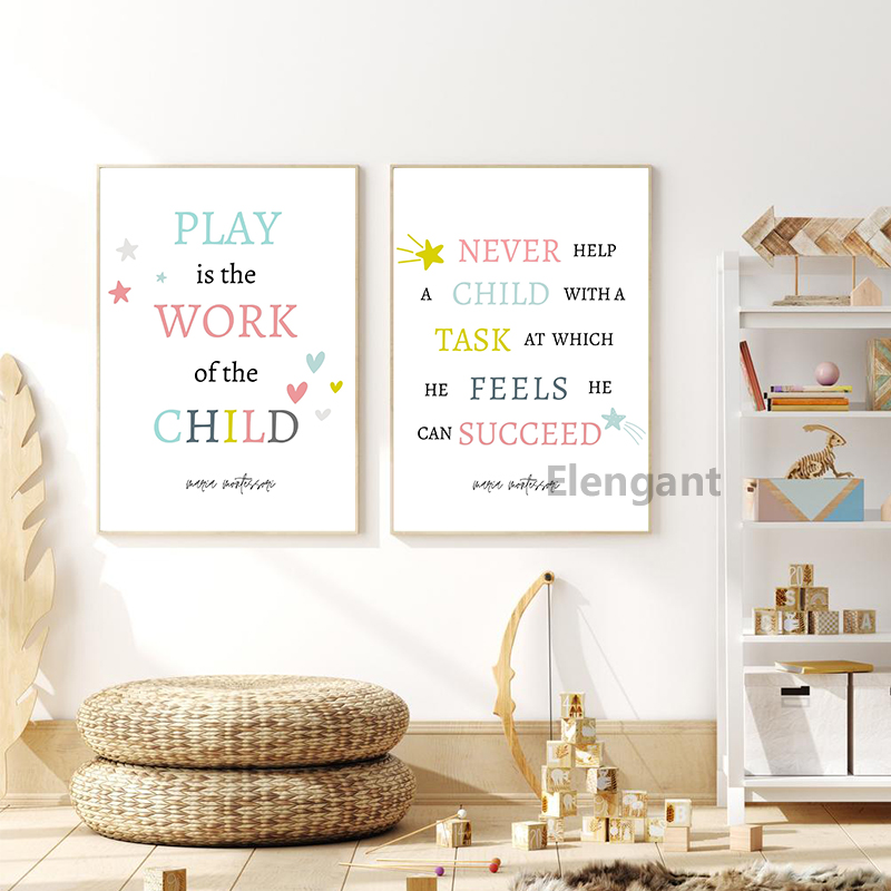 Play is the Work of A Child Qu - Kids Education Nursery recensie en prijs