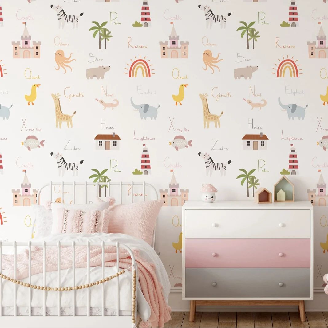 Educatief behang voor kinderen - Kids Education Nursery recensie en prijs