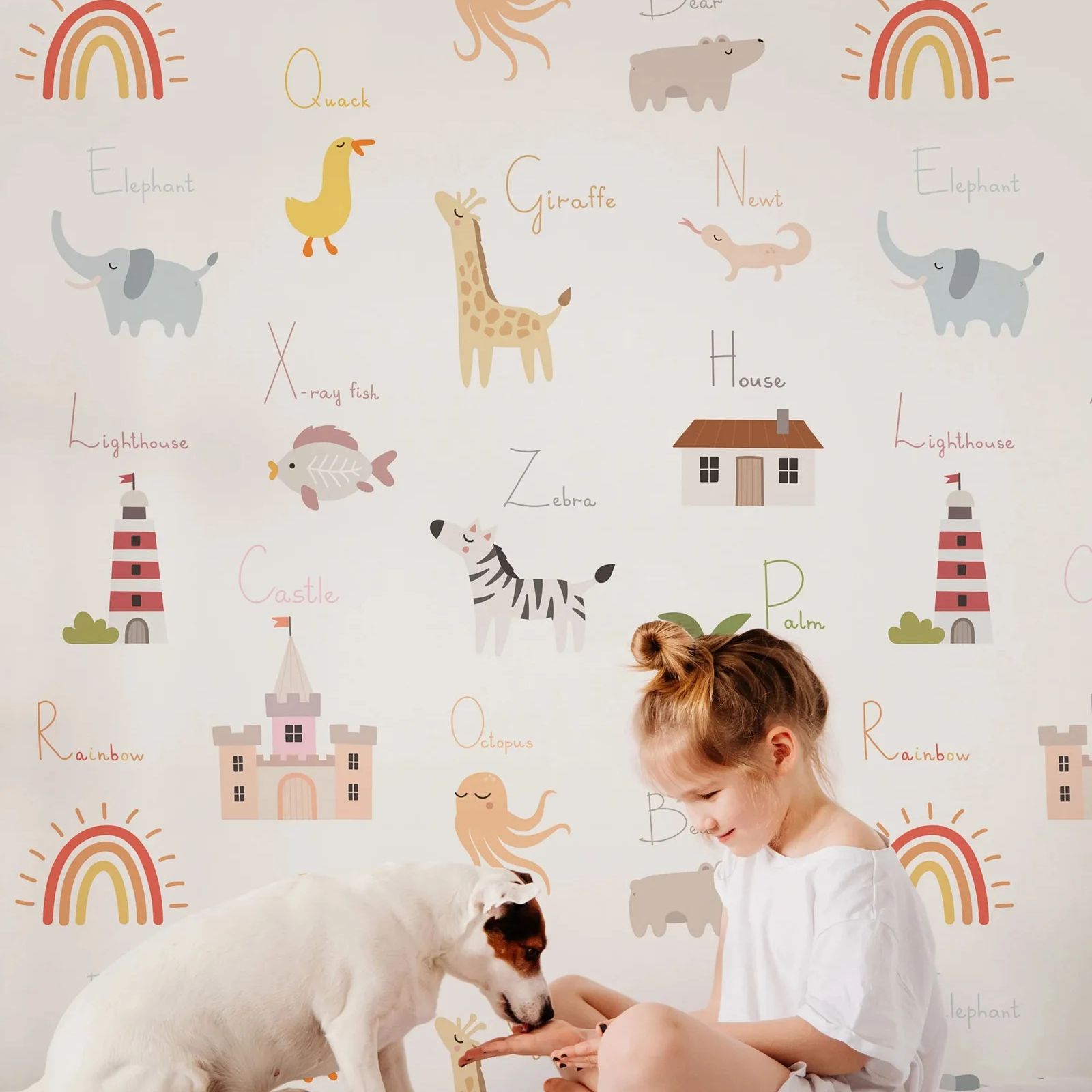 Educatief behang voor kinderen - Kids Education Nursery recensie en prijs