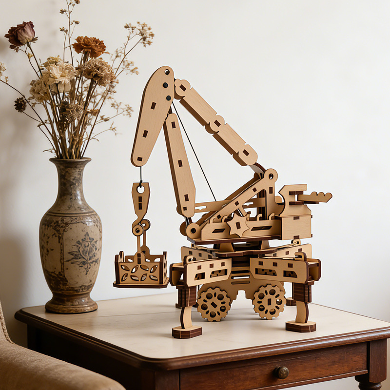 3D Houten Mobiele Kraanpuzzel  - Kids Education Mobile recensie en prijs