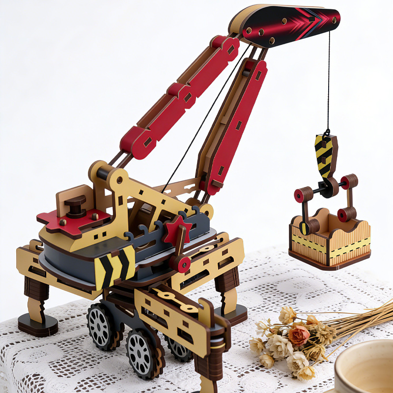 3D Houten Mobiele Kraanpuzzel  - Kids Education Mobile recensie en prijs