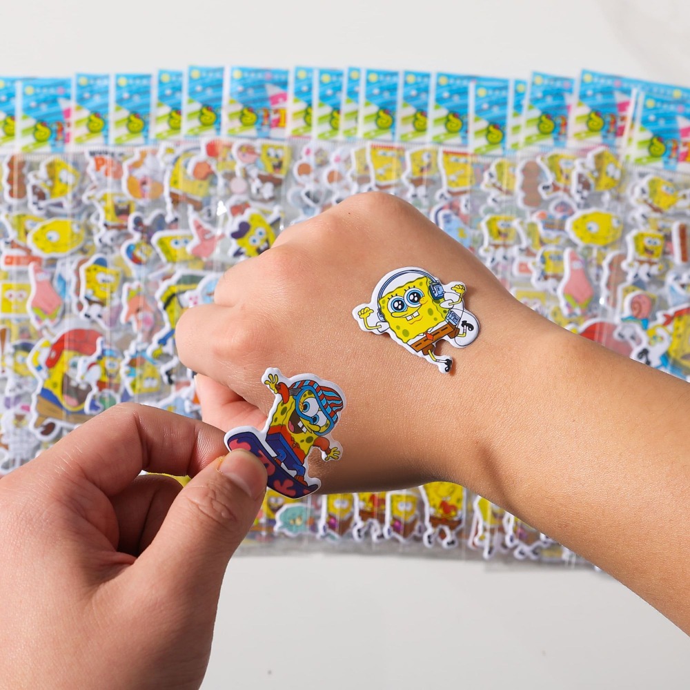 12-pack SpongeBob 3D-stickers  - Educational Cartoon For Kids recensie en prijs