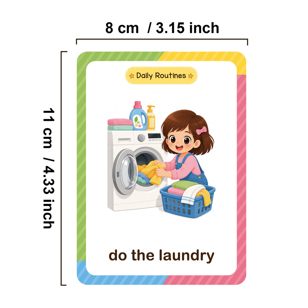 38 Woorden Dagelijkse routine- - Kids Education Material recensie en prijs