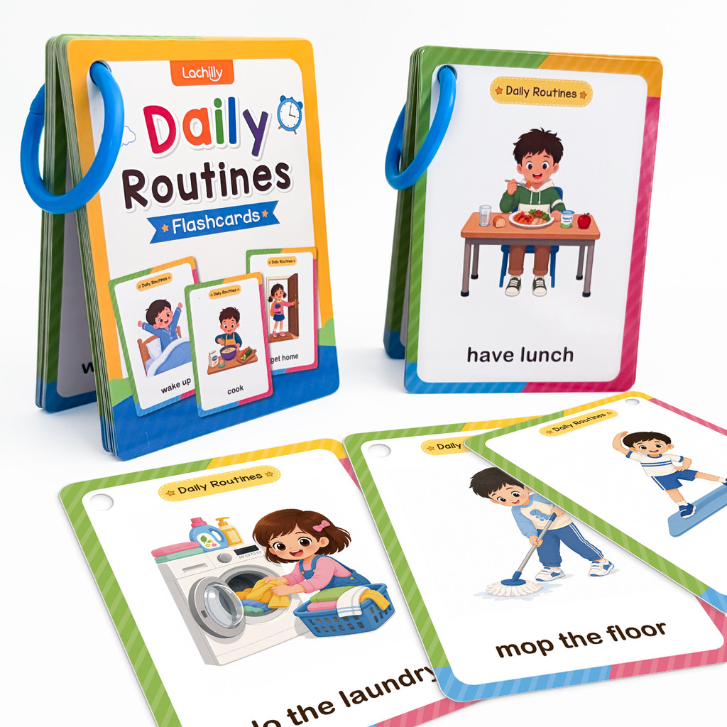 38 Woorden Dagelijkse routine- - Kids Education Material recensie en prijs