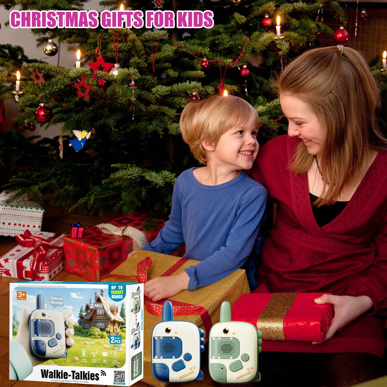 2-delige dinosaurus walkie tal - Kids Education Mobile recensie en prijs