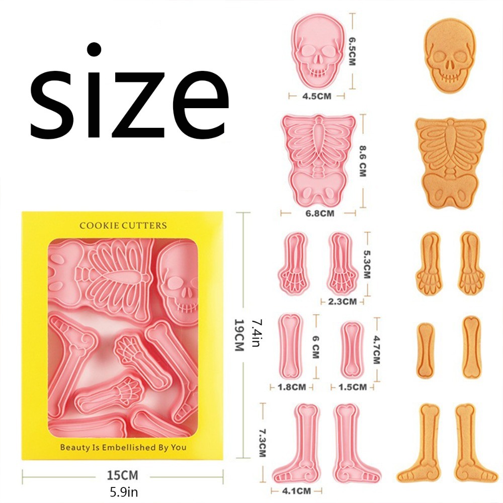 Halloween puzzel fondant koekj - Human Body Puzzle recensie en prijs